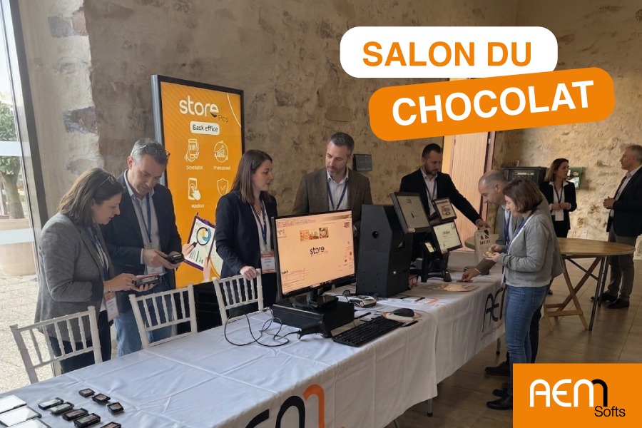 AEM Softs a retrouvé ses clients au Salon du Chocolat 2026