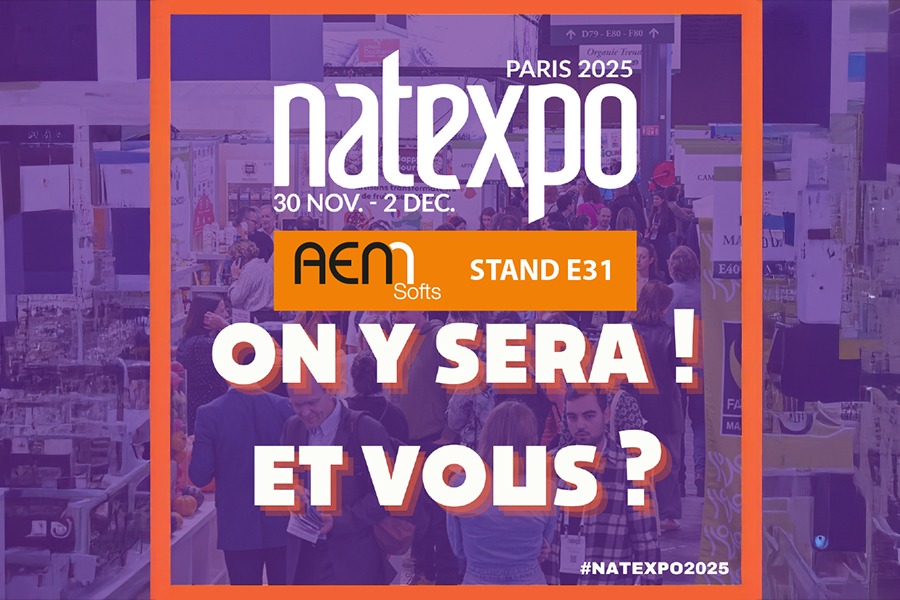 AEM Softs sera présent au salon Natexpo 2025 !