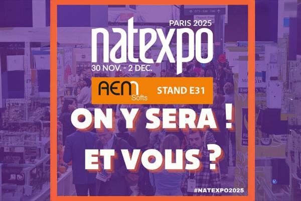 AEM Softs sera présent au salon Natexpo 2025 !
